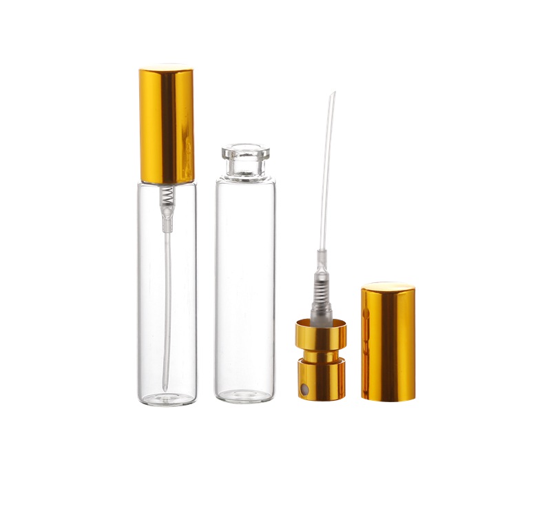 spray glass bottle used for perfume filling
