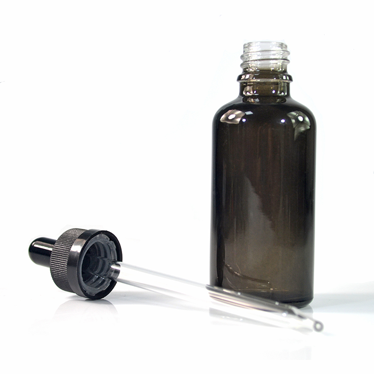 spraying black red 15ml 20ml 30ml 50ml 100ml glass dropper bottle with childproof cap