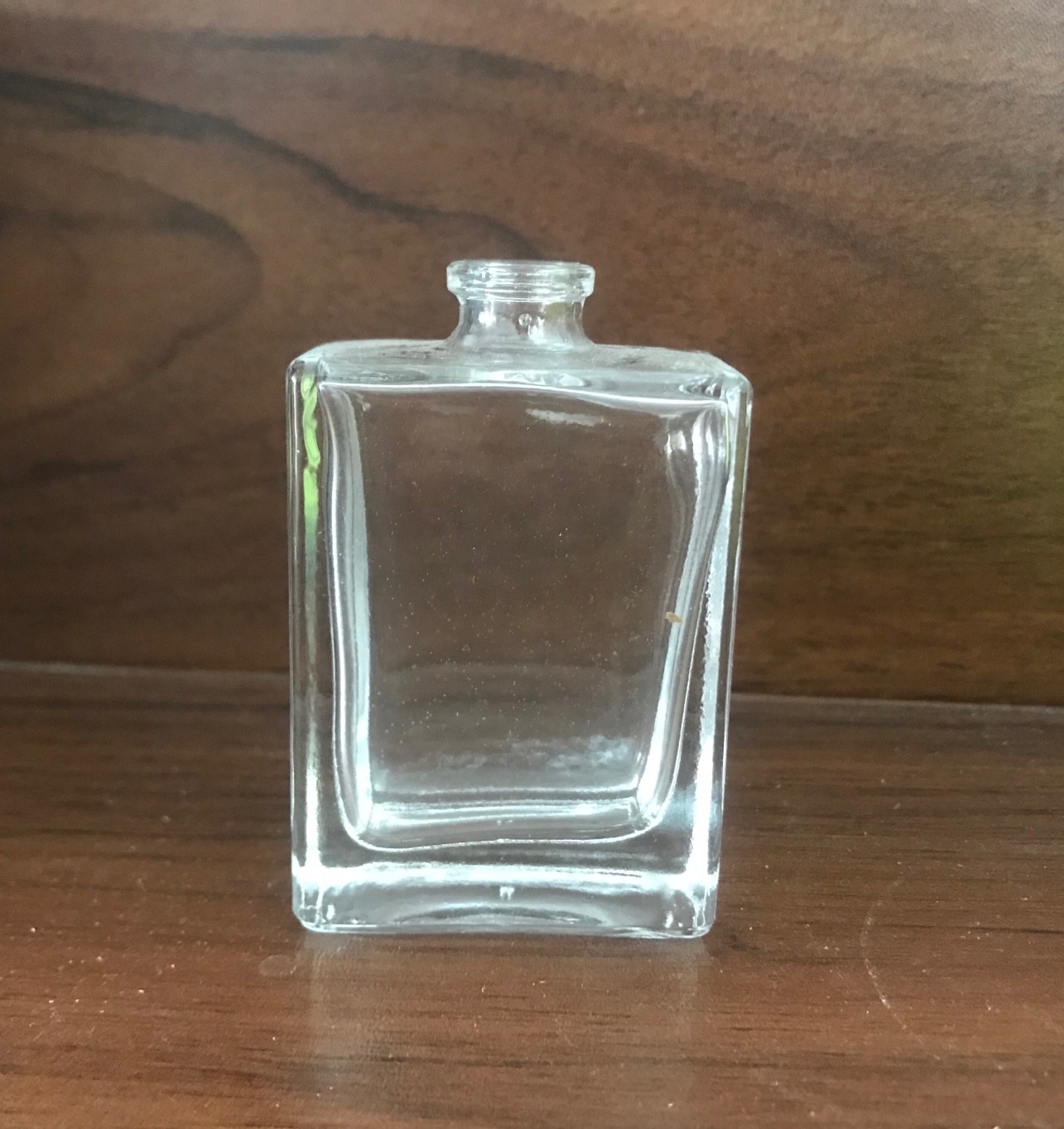square 30ml perfume glass bottle with spray cap
