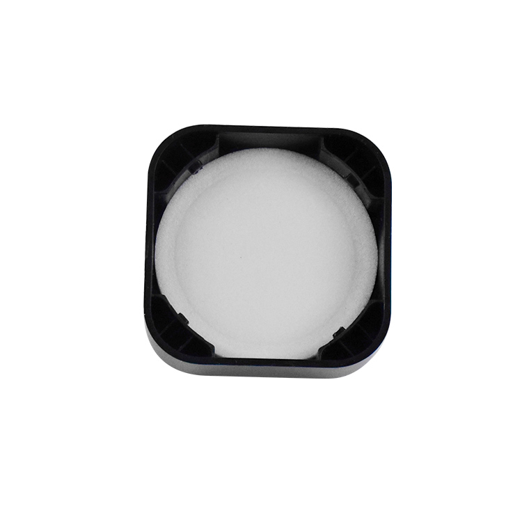 square concentrate jar with child resistant cap 5ml 9ml Cream Glass hemp oil packaging white clear black