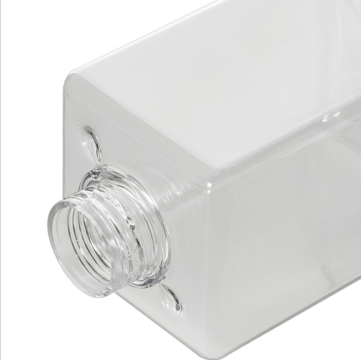 square glass 250ml 450ml hand pump foam soap bottle