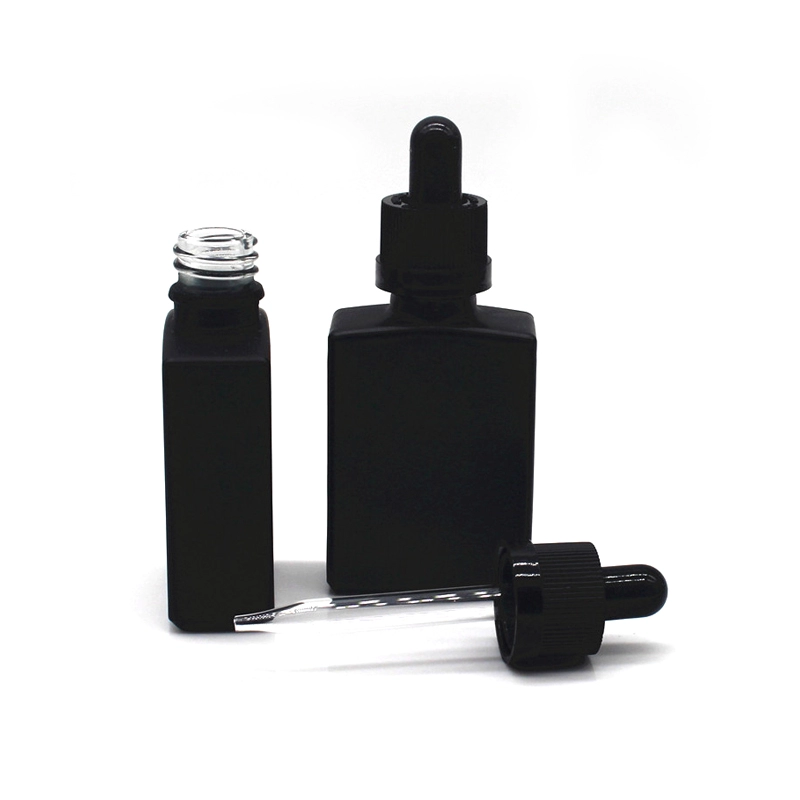 square glass dropper bottle 30ml for e juice