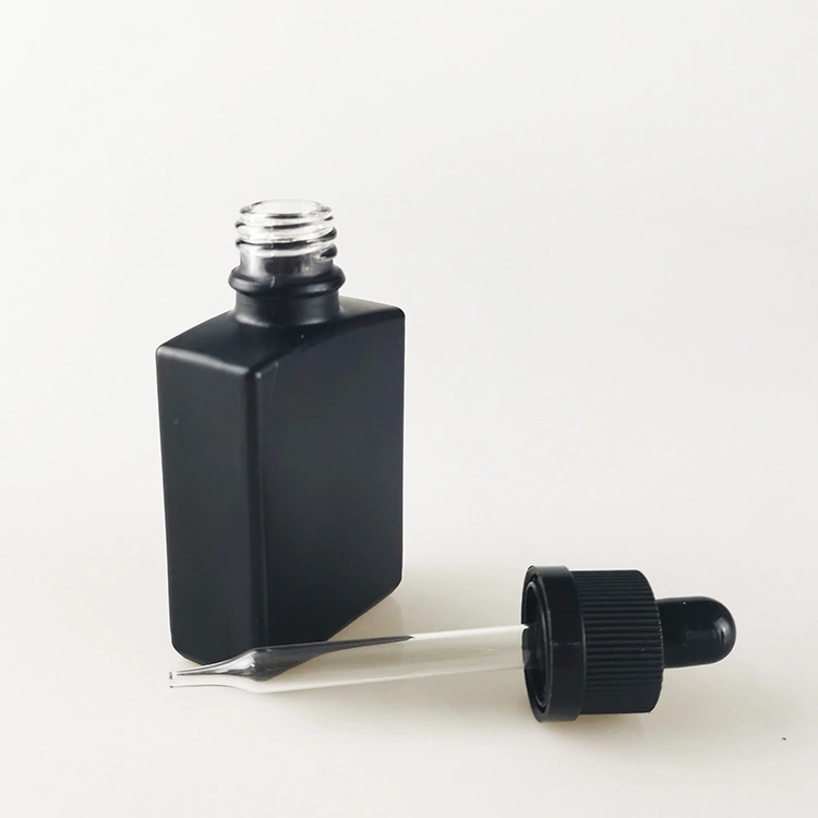 square glass dropper bottle 30ml for e juice