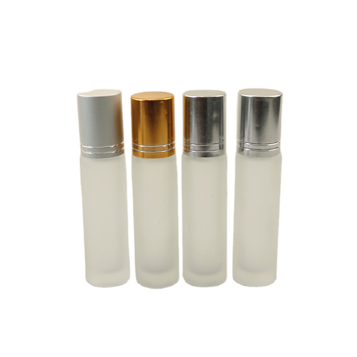 square round cylinder 5ml 10ml 1oz 2oz roll on perfume glass bottle 10 ml