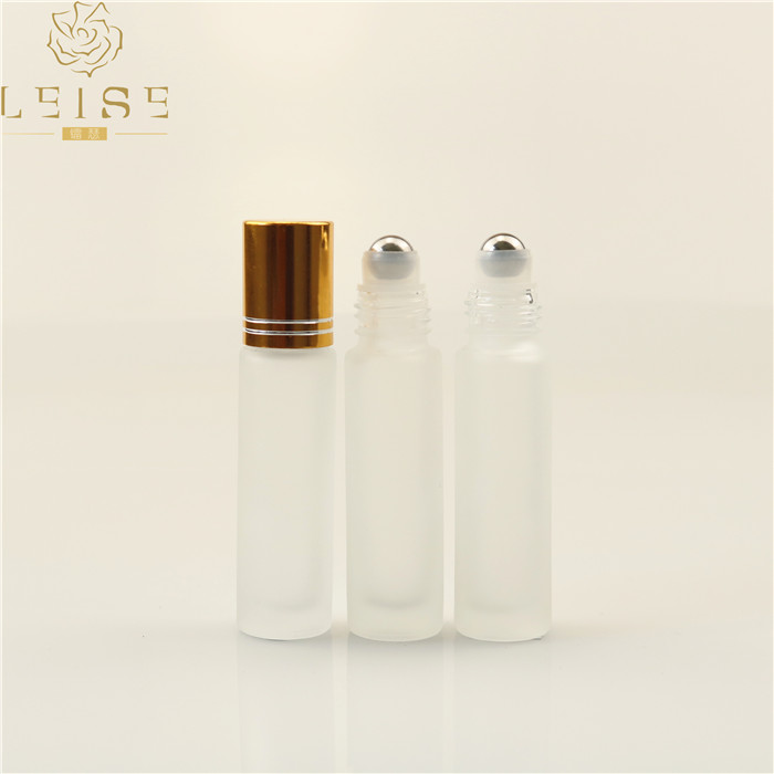 square round cylinder 5ml 10ml 1oz 2oz roll on perfume glass bottle 10 ml