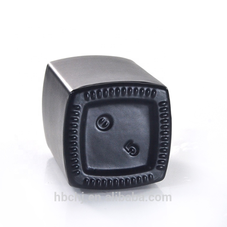 square shape clear matte black glass nail polish bottle 10ml 11ml 15ml for uv gel nail polish