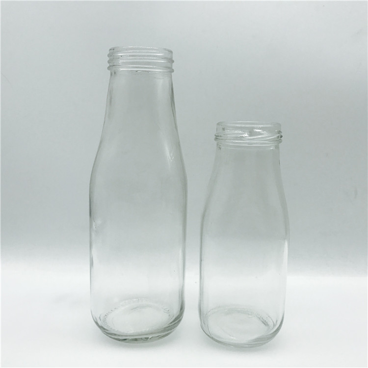 square shape wholesale cold brew coffee juicer milk 450ml glass bottles with lid