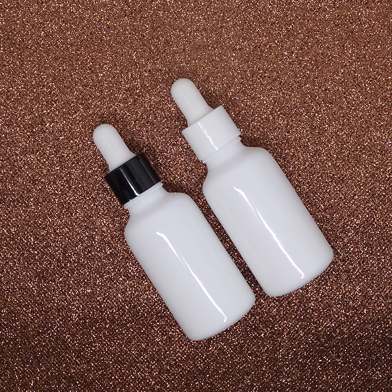square shaped porcelain serum white ceramic cosmetic glass skin care dropper bottle for liquid makeup