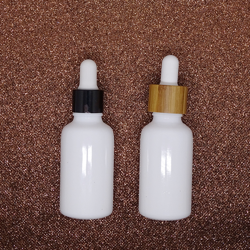 square shaped porcelain serum white ceramic cosmetic glass skin care dropper bottle for liquid makeup