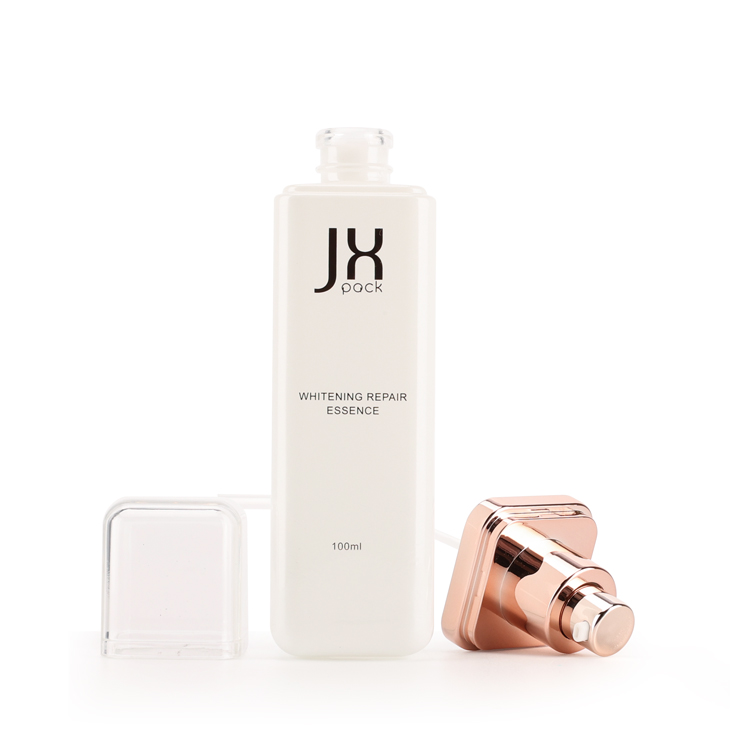 square white Luxury Cosmetic Packaging Empty OEM Cosmetic Containers cosmetic jar with gold lid