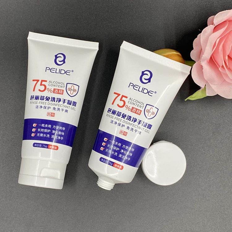 squeeze tube packaging plastic Cosmetics cream tube OEM custom hand sanitizer empty bottle