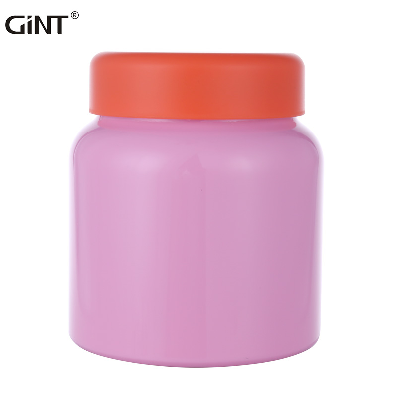 stainless steel lunch jar 2020 Insulated food soup jar  Customized color Double Wall with lid lunch flask 304portable