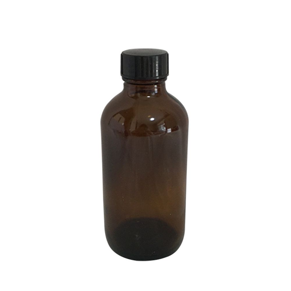 standard 8oz 16oz 32oz boston round glass bottle with twist lid, beverage glass bottles wholesale