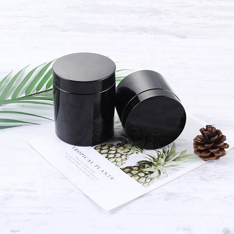 stock for 50ml 60ml 80ml 100ml 120ml 150ml 200ml 300ml black cosmetic jar for cream