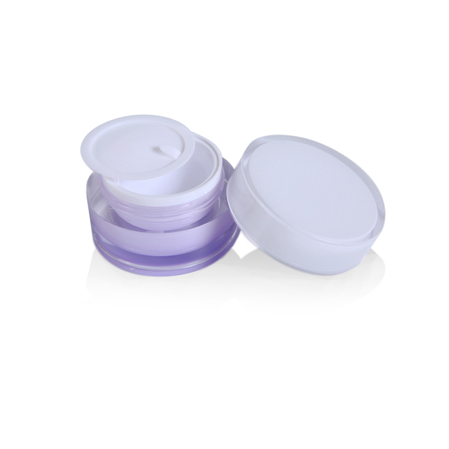 stock goods 50g Acrylic plastic jar with screw cap