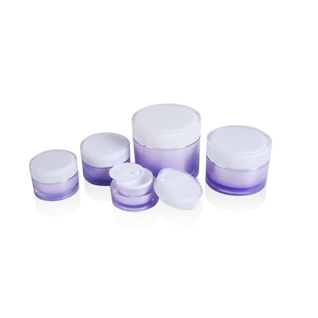 stock goods 50g Acrylic plastic jar with screw cap