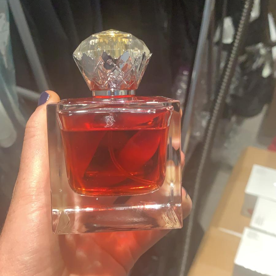 stock luxury unique square 100ml transparent perfume glass bottle
