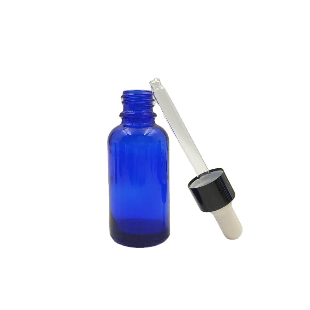 stock now free samples 5ml blue essential oil bottles with glass dropper