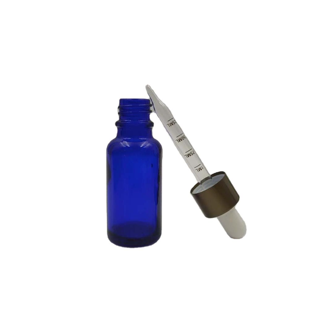 stock now free samples 5ml blue essential oil bottles with glass dropper