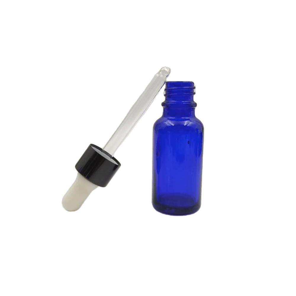 stock now free samples 5ml blue essential oil bottles with glass dropper