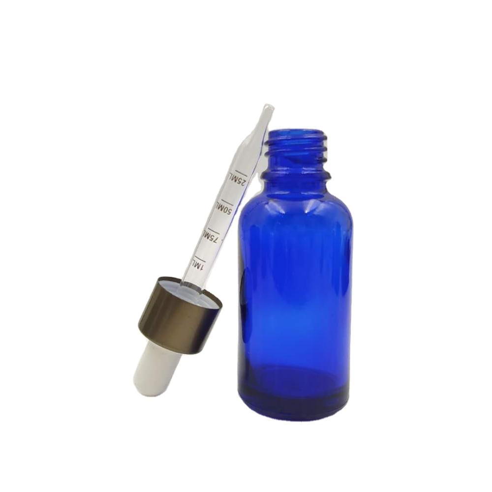 stock now free samples 5ml blue essential oil bottles with glass dropper