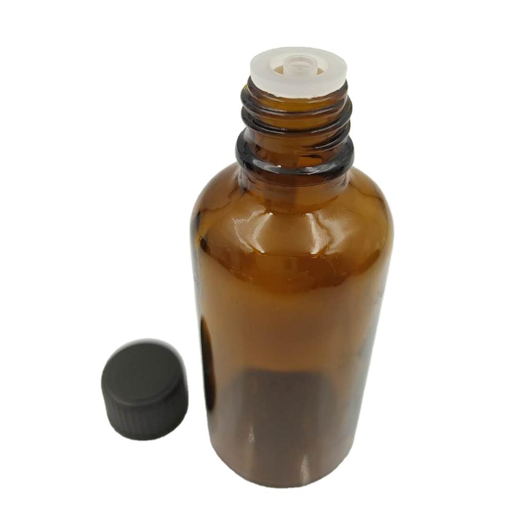 stock now wholesale custom design 30ml amber glass essential oil dropper bottle