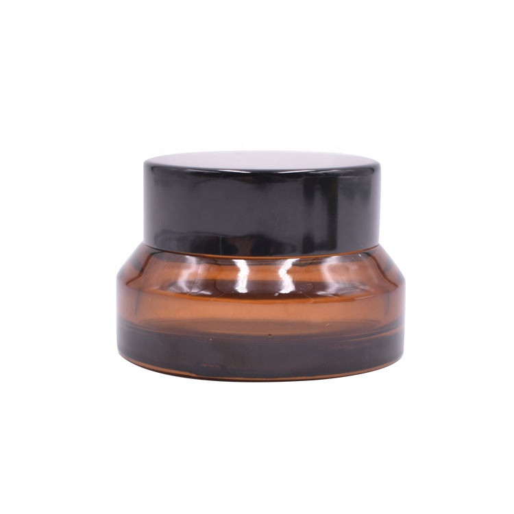 stock products best quality beauty fancy travel size cosmetics packing inclined 15ml glass jar for cream