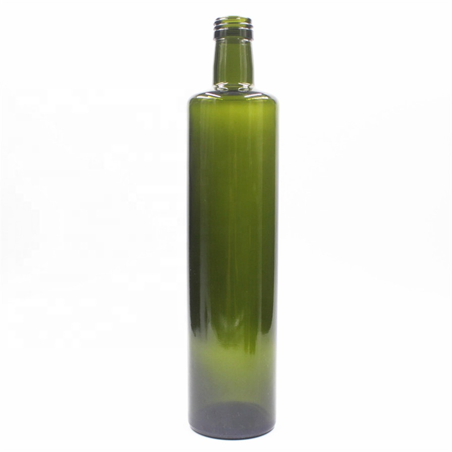 stocked 100 ml 250 ml 375 ml 500 ml 750 ml 1000 ml dark green brown clear color round square glass olive oil bottles