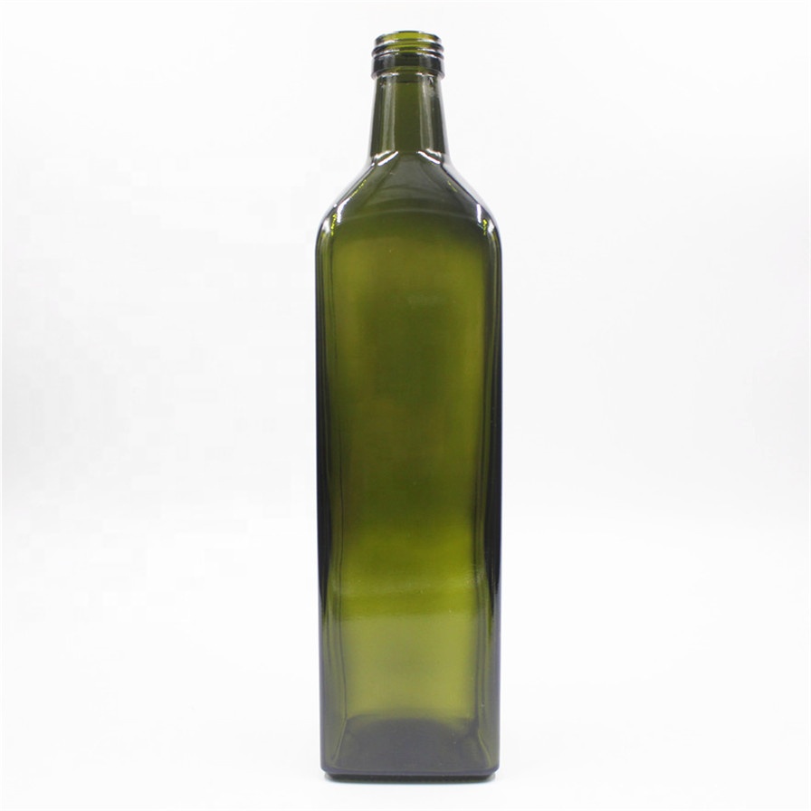 stocked 100 ml 250 ml 375 ml 500 ml 750 ml 1000 ml dark green brown clear color round square glass olive oil bottles