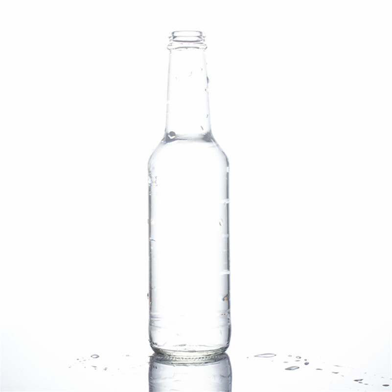 stocked 275ml 9 oz round clear transparent carbonated juice soft drink soda beverage cocktail wine juice glass bottle