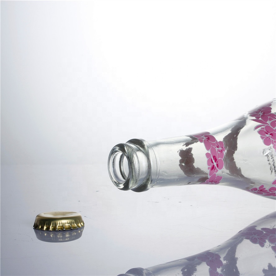 stocked OEM 750 ml 75 cl Champagne sparkling water wine glass bottles