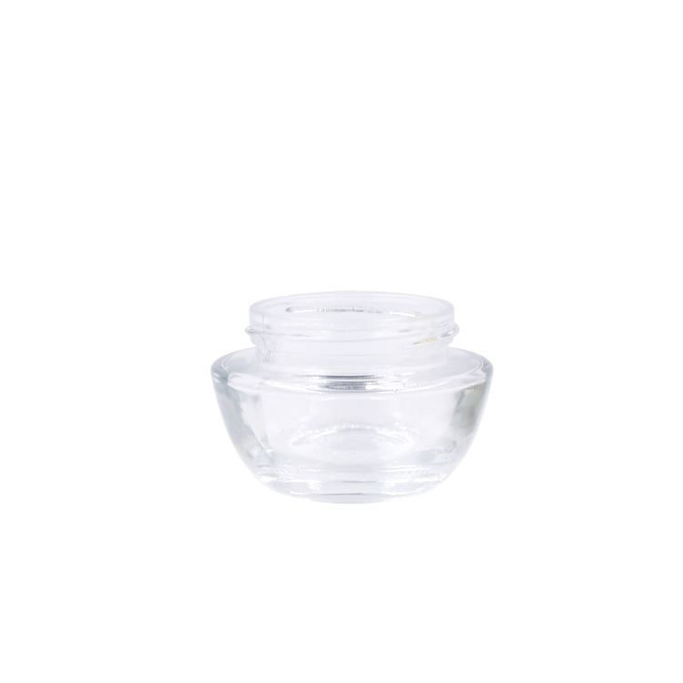 storage clear glass container skincare eye cream lotion glass jar