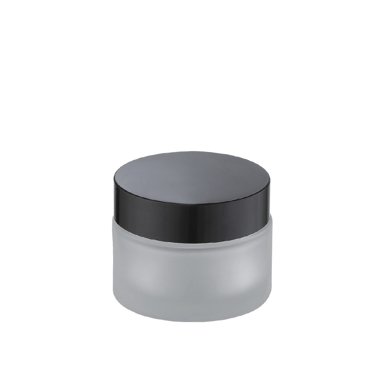 storage frosted glass container skincare eye cream lotion 120ml 200ml glass jar