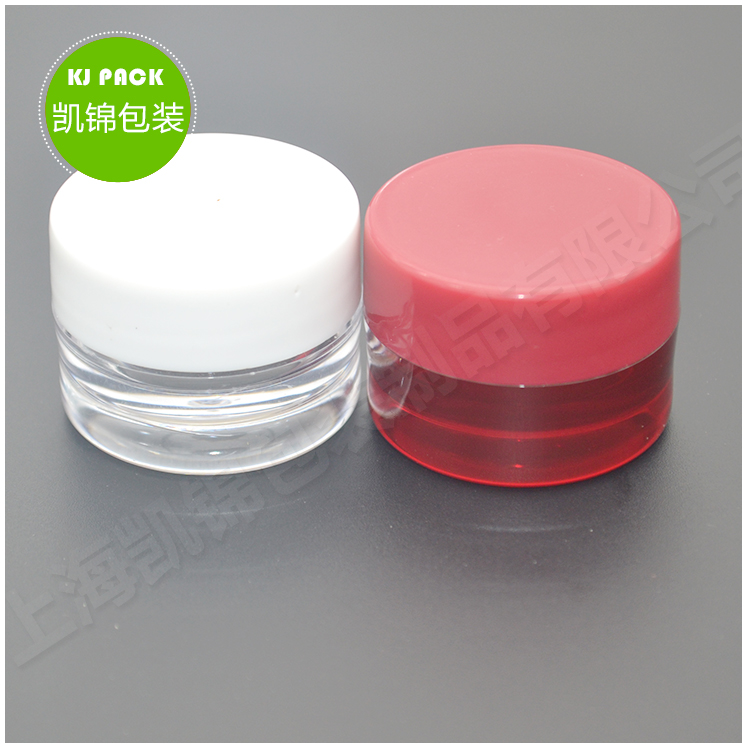 storage mini jar colored plastic jars 3g 5g 10g diamond shape round shape