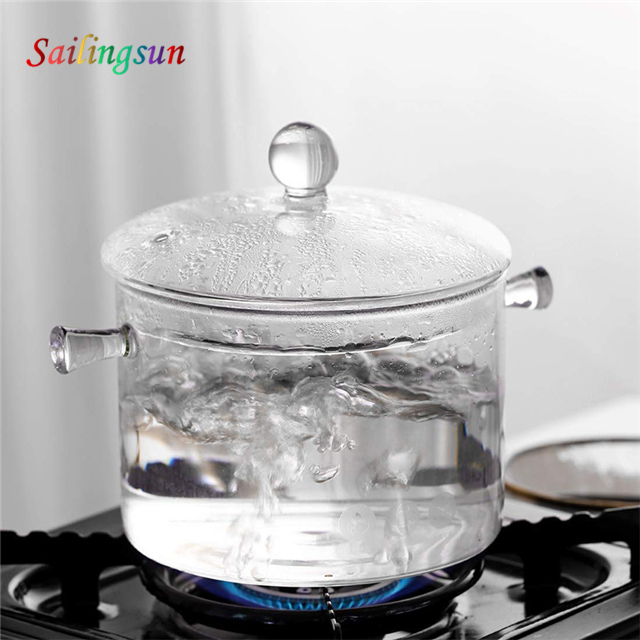 stove top oven safe flame free clear with lid pyrex glass food pot