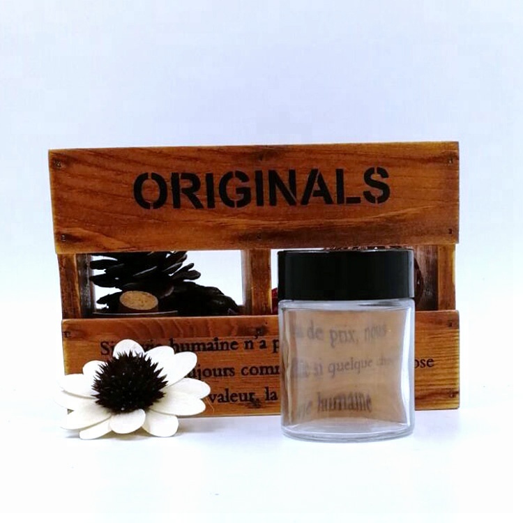 straight side kush bottle 60ml 2oz empty child proof glass jar with lids for herbs flower cream vb vc ve candy nut cbd 3oz 4oz