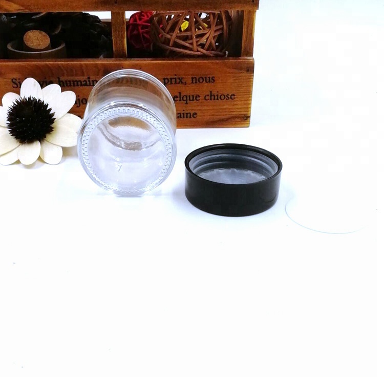 straight side kush bottle 60ml 2oz empty child proof glass jar with lids for herbs flower cream vb vc ve candy nut cbd 3oz 4oz
