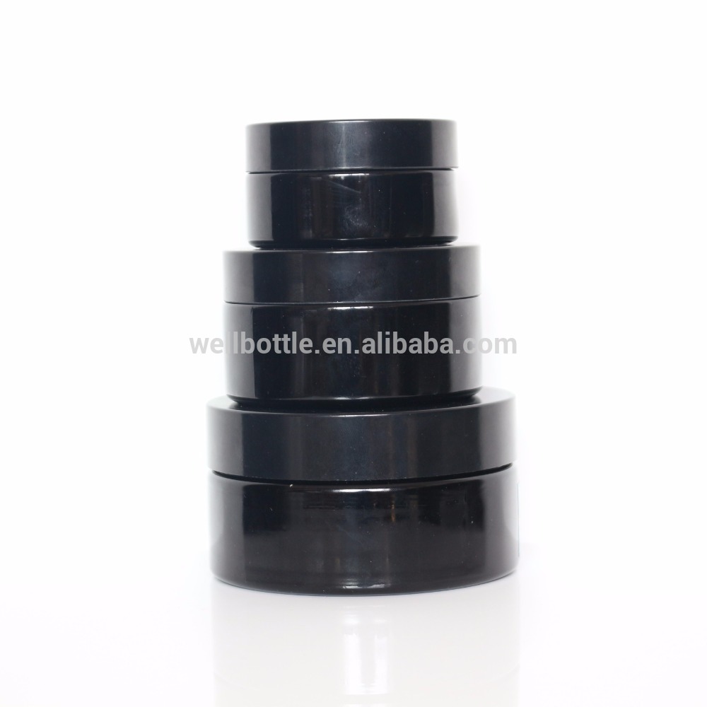 super September hot sale 15ml 30ml 50ml 100ml 200ml 250ml 500ml 1000ml UV dark violet glass cream jar DV-04S