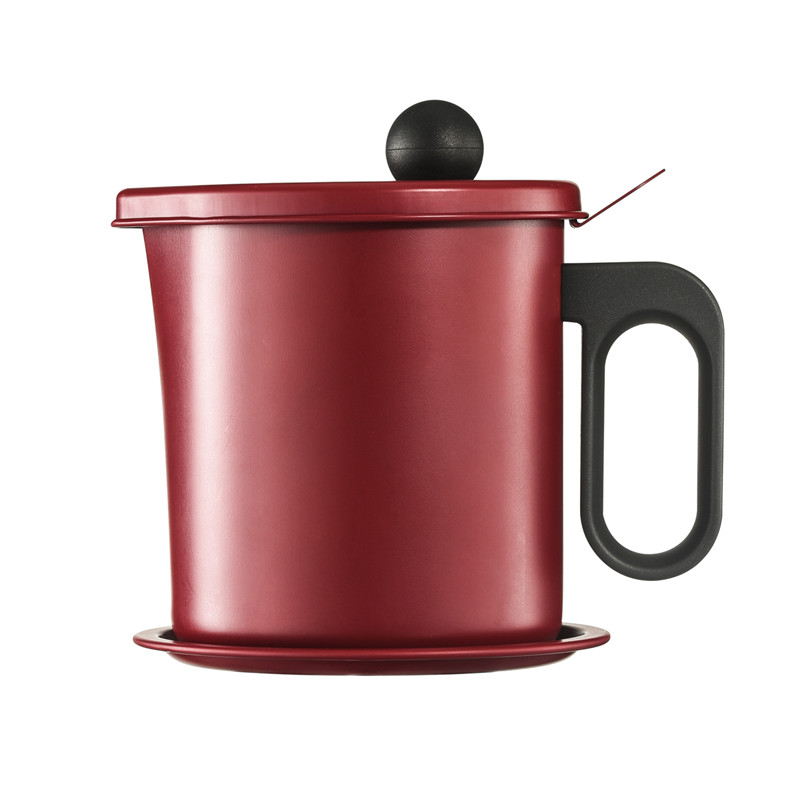 super capacity Filter oil pot with anti scald handle
