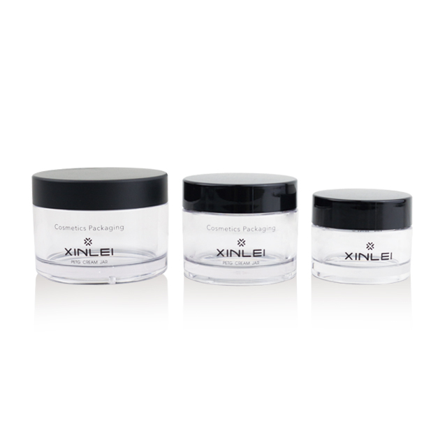 superior quality 1 oz jar 30g round PETG cosmetic cream jar also lip scrub packaging BPA free