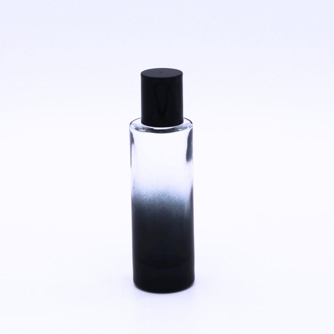 supplier design high quality gradual coating cylinder empty perfume glass bottles