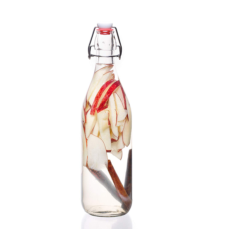 swing top glass bottles 1 litre glass milk bottle