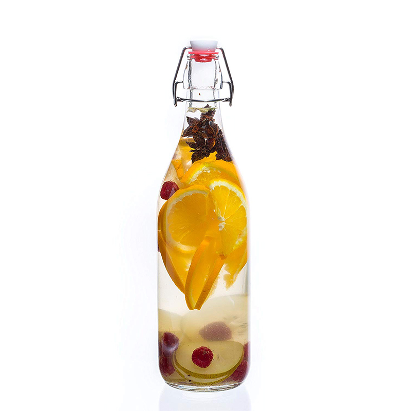 swing top glass bottles 1 litre glass milk bottle