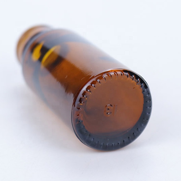 syrub packaging 20ml 30ml 50ml oral liquid amber glass bottle with aluminum tamper proof screw caps