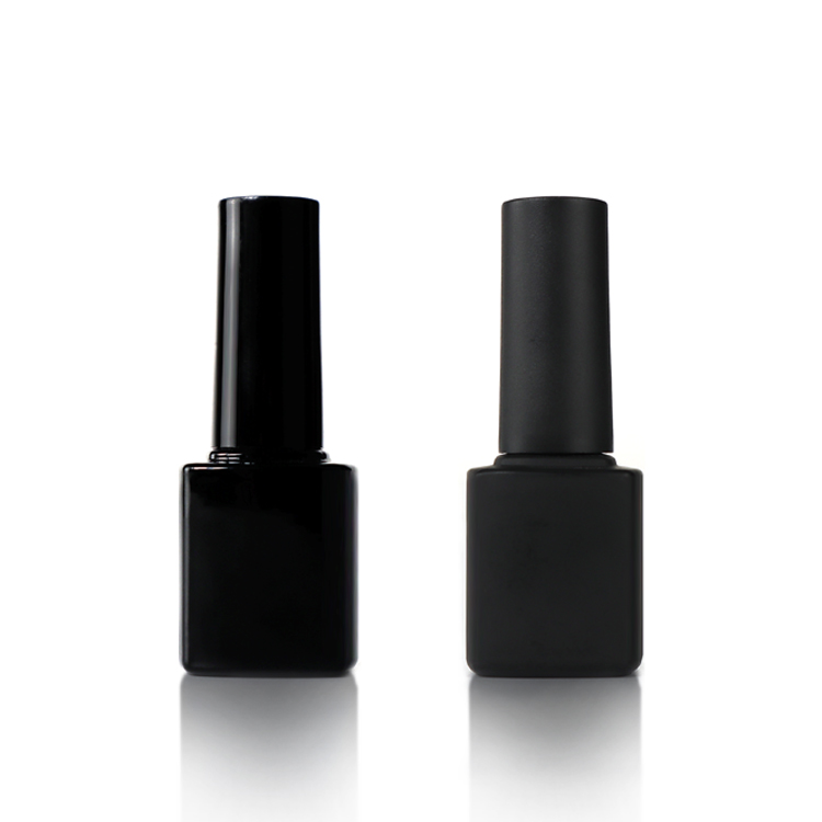 tall square high quality frosted 5ml empty nail polish bottle