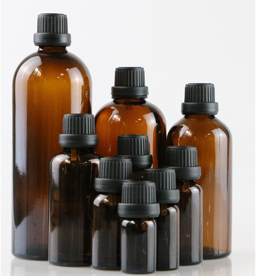 tamper proof 5ml 10ml 15ml 20ml 30ml amber glass essential oil bottle with euro dropper cap and insert