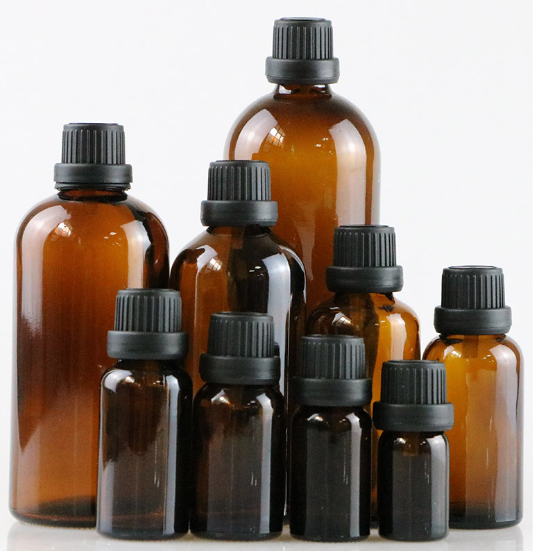 tamper proof 5ml 10ml 15ml 20ml 30ml amber glass essential oil bottle with euro dropper cap and insert