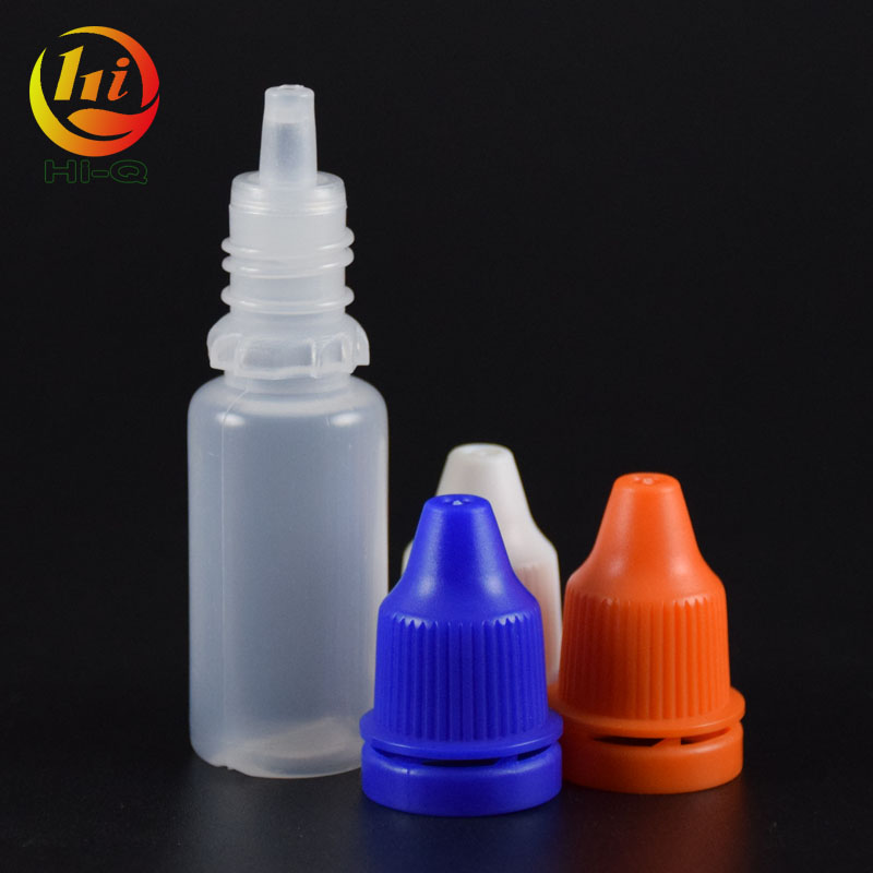 tamper proof cap pe squeeze 10 ml eye dropper bottle 10ml plastic vials with caps