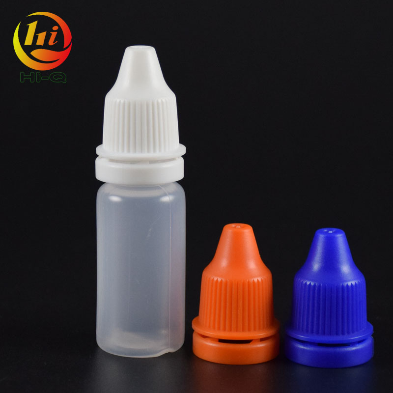 tamper proof cap pe squeeze 10 ml eye dropper bottle 10ml plastic vials with caps