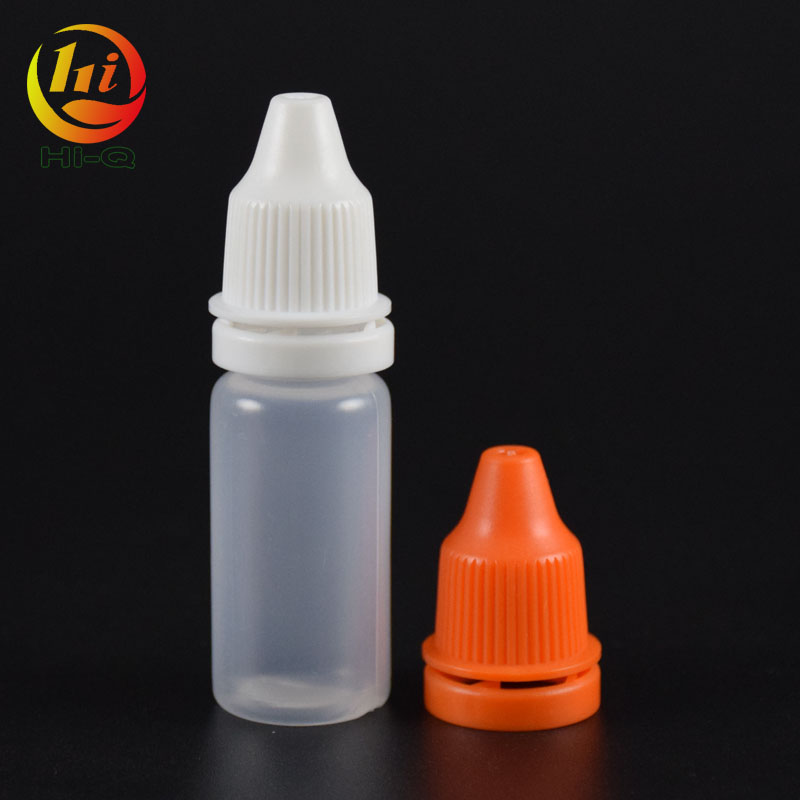 tamper proof cap pe squeeze 10 ml eye dropper bottle 10ml plastic vials with caps